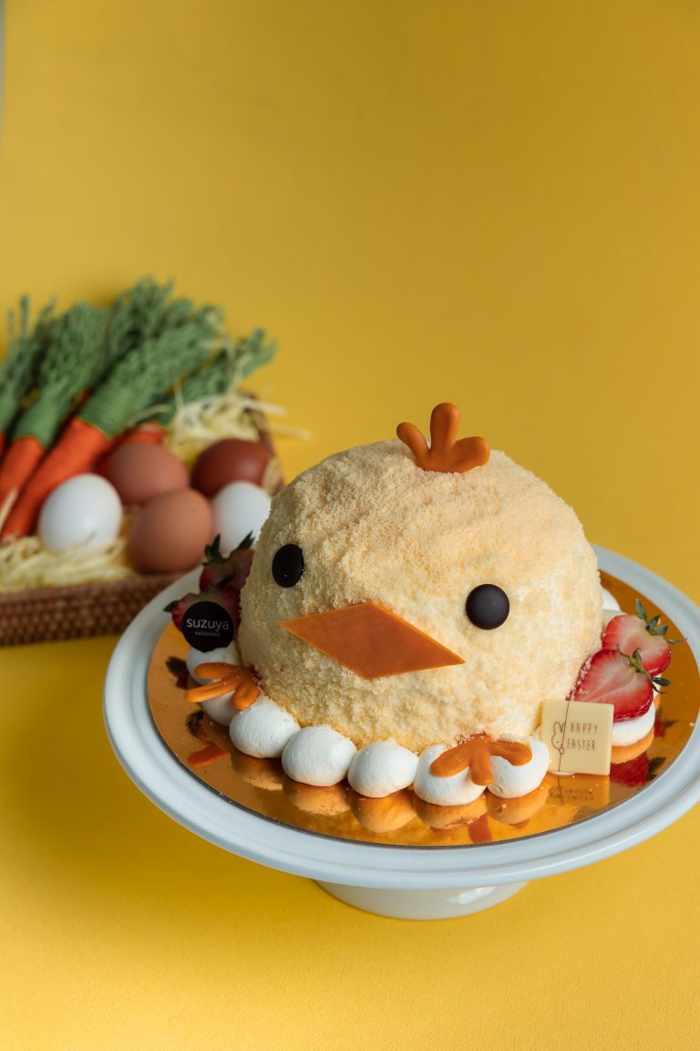 Easter Chick Strawberry Cake Suzuya Patisserie & Cafe in Las Vegas