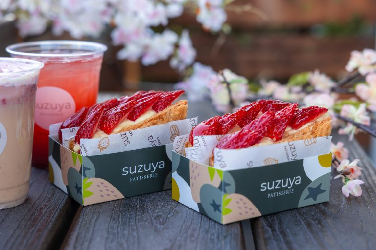 strawberry millefeuille Suzuya Patisserie&Cafe in Las Vegas