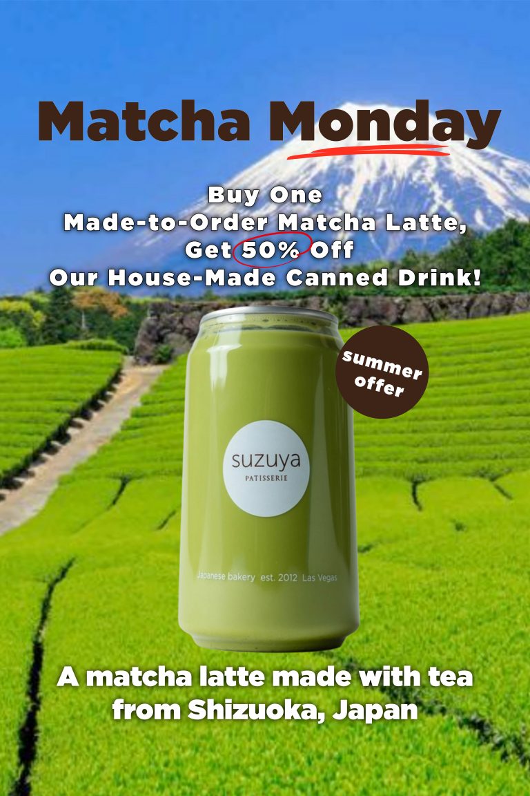 Matcha Monday Suzuya Patisserie&Cafe Las Vegas